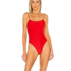 JADE SWIM Trophy One Piece Bikini in Lava NWT SMALL